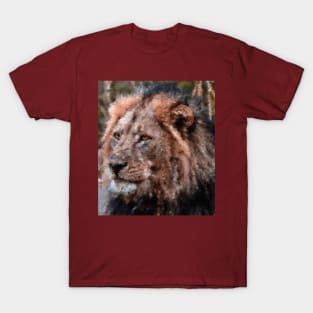 Painting-like lion T-Shirt